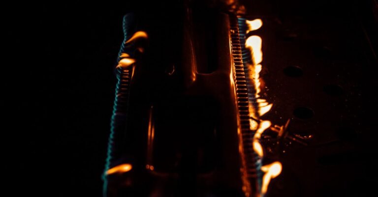 Heizelement im Innenraum eines Backofens