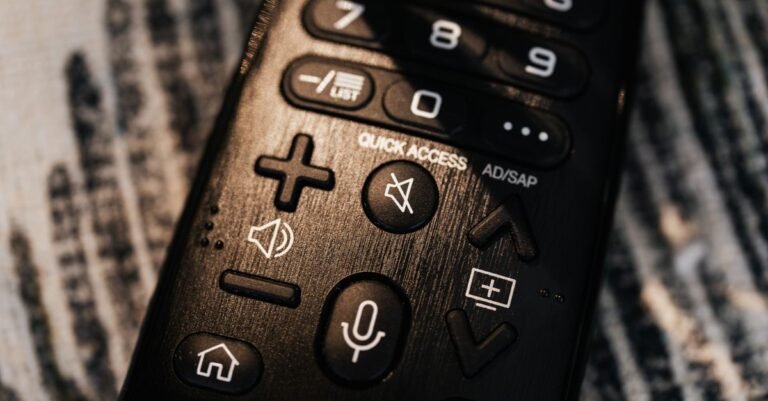 Fernbedienung fuer einen Fernseher