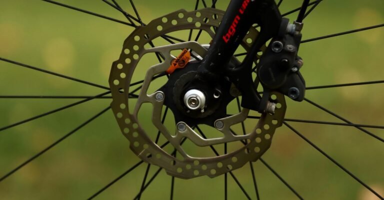 Bremssattel an einem Fahrrad